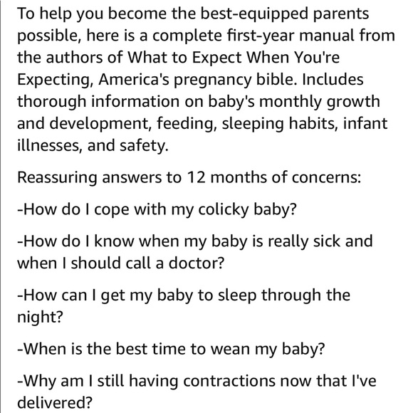 🌺3/$15🌺 What to Expect the First Year - Picture 3 of 4